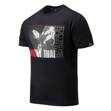 T-shirt EXTREME HOBBY MUAY THAI PRO czarny