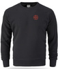Bluza DOBERMANS CLASSIC THORS CROSS BC386 czarna prosta