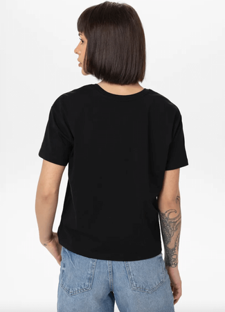 T-shirt damski PIT BULL Oversize HEART czarny