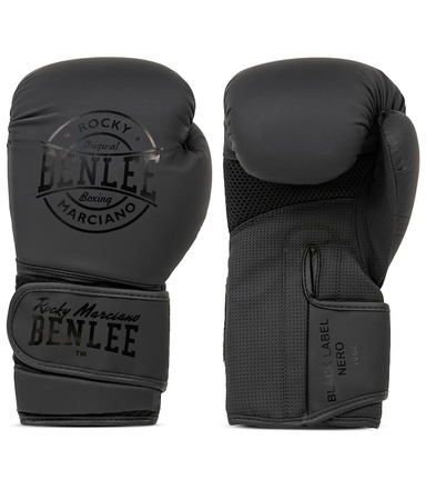 Rękawice bokserskie BENLEE BLACK LABEL NERO czarne
