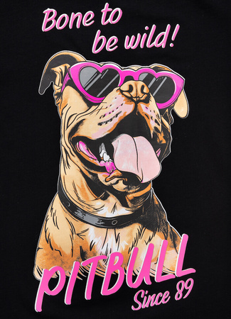 T-shirt damski PIT BULL SUNGLASSES DOG WMN czarny