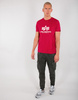 T-shirt ALPHA INDUSTRIES BASIC czerwony (rbf red) 100501 523