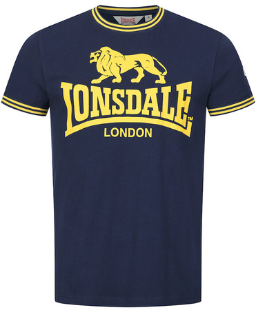 T-shirt LONSDALE LEES granatowy