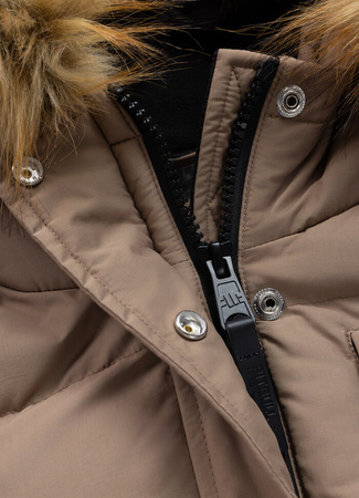 Damska kurtka PIT BULL AZALEA WMN beżowa (dark sand)