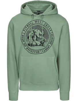 Bluza PIT BULL WASHED VINTAGE BJJ washed green kaptur