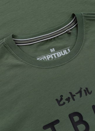 T-shirt PIT BULL MT.FUJI sage green