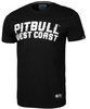 T-shirt PIT BULL BLACK DOG czarny