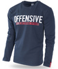 Longsleeve Dobermans AN UNSTOPPABLE OFFENSIVE LS263 granatowy