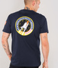 T-shirt ALPHA INDUSTRIES SPACE SHUTTLE T granatowa 176507 07