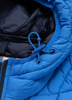 Kurtka PIT BULL NAYLOR HOODED PADDED niebieska (royal blue)