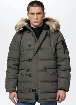 Kurtka parka PIT BULL KINGSTON II oliwkowa