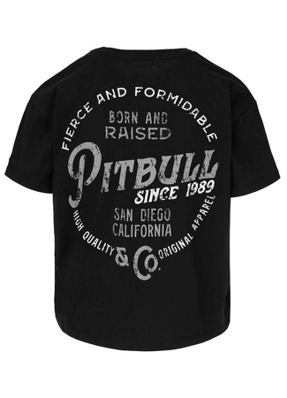 T-shirt damski PIT BULL Oversize LOYAL WMN czarny