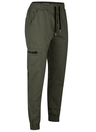 Spodnie joggery OCTAGON CARGO khaki