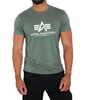 T-shirt ALPHA INDUSTRIES BASIC zielony (vintage green) 100501 432