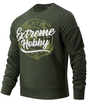 Bluza EXTREME HOBBY BADGE khaki prosta