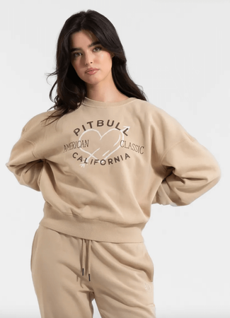 Damska bluza PIT BULL MANZANITA HEART WMN sand prosta