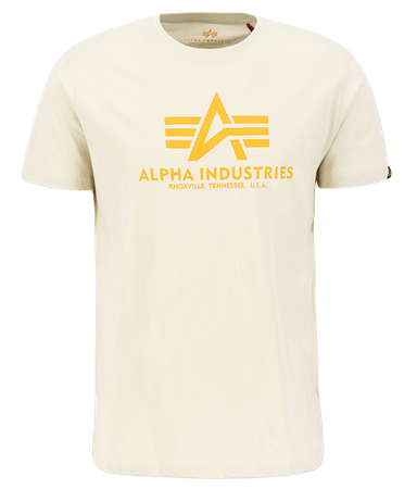 T-shirt ALPHA INDUSTRIES BASIC (vintage white) 100501 300
