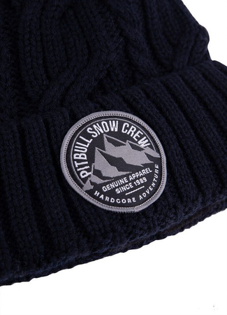 Damska czapka zimowa PIT BULL SNOW CREW granatowa