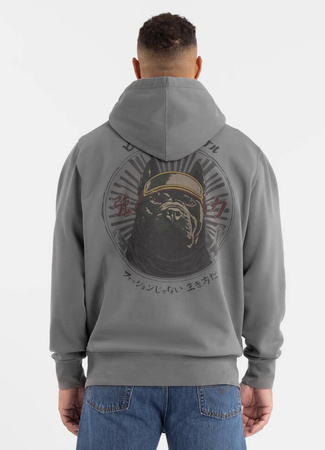 Bluza PIT BULL WASHED MT FUJI washed grey kaptur