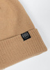 Czapka zimowa PIT BULL BUBBLE SMALL LOGO beżowa