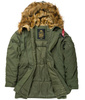 Kurtka parka ALPHA INDUSTRIES EXPLORER ciemnozielona (dark green) 193128 257