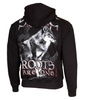 Bluza SLAVIC DIVISION ROOTS czarna kaptur