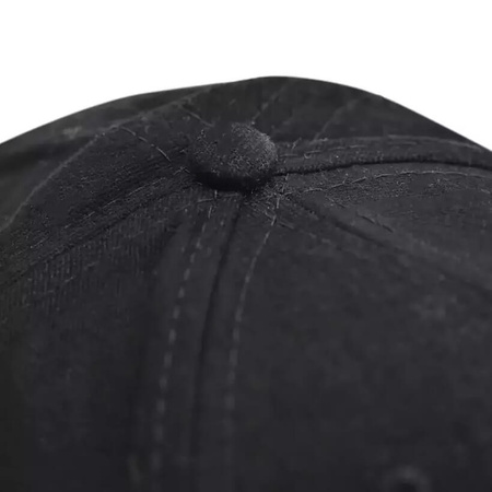 Czapka z daszkiem PRETORIAN PS BLACK czarno - czarna