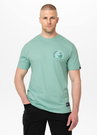 T-shirt PIT BULL  PLANET SURF miętowy (light mint)
