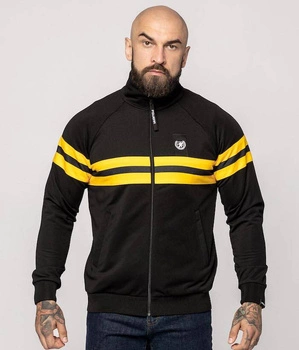 Bluza PGWEAR FRANZ czarno-żółta stójka