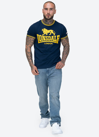 T-shirt LONSDALE LEES granatowy