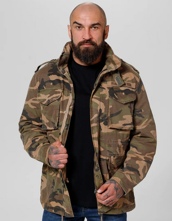 Kurtka PIT BULL M65 woodland camo