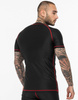 Short Sleeve Rashguard TAPOUT CRYSTAL czarny