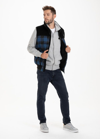 Bezrękawnik PIT BULL CONVOY niebiesko-czarny