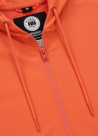 Bluza PIT BULL Tricot Terry TAPE NUGGET bright salmon rozpinana