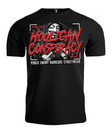 T-shirt PUBLIC ENEMY HOOLIGAN CONSPIRACY czarny