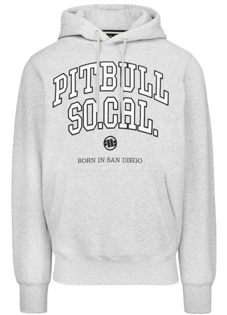 Bluza PIT BULL SO CAL szara kaptur
