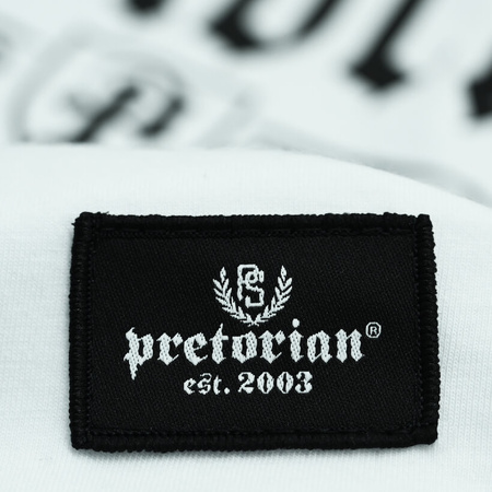 T-shirt PRETORIAN STRENGTH biały/czarny