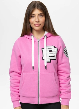 Damska bluza/kożuch PIT BULL SHERPA RUFFINA różowa (ice pink) rozpinana