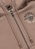 Damska bluza PIT BULL Washed LOVIA SKULL SURF WMN chocolate mousse rozpinana