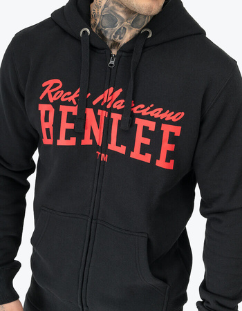 Bluza BENLEE HOOD VITALINO czarna rozpinana