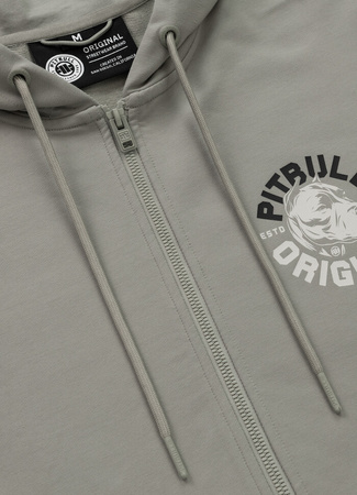 Bluza PIT BULL Tricot Terry DOG SD dusty salvia rozpinana