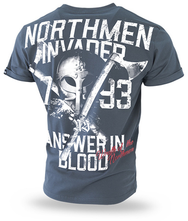 T-shirt DOBERMANS NORTHMEN TS202 stalowy