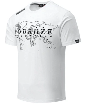 T-shirt EXTREME HOBBY PODRÓŻE WOJOWNIKA biały
