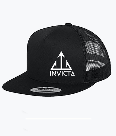 Czapka z daszkiem INVICTA TRUCKER CLASSIC czarna