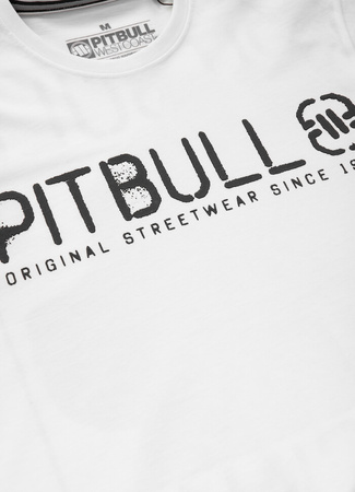 T-shirt PIT BULL ORIGIN biały