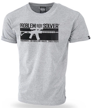 T-shirt DOBERMANS PROBLEM SOLVER TS331 szary