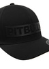 Czapka PIT BULL FULL CAP HILLTOP STRETCH FITTED czarna