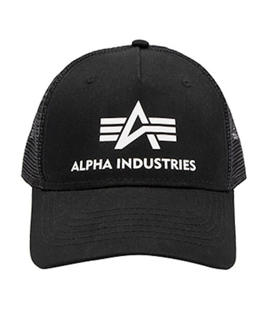 Czapka ALPHA INDUSTRIES TRUCKER BASIC czarna 186902 03