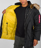 Kurtka ALPHA INDUSTRIES PPS N3B czarna 133148 03