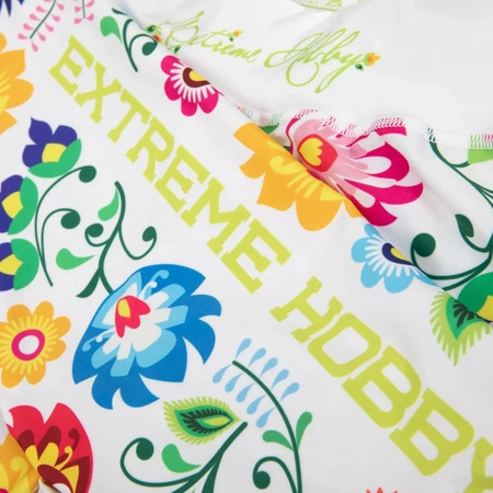 Legginsy Sportowe Damskie Folk 2 3/4